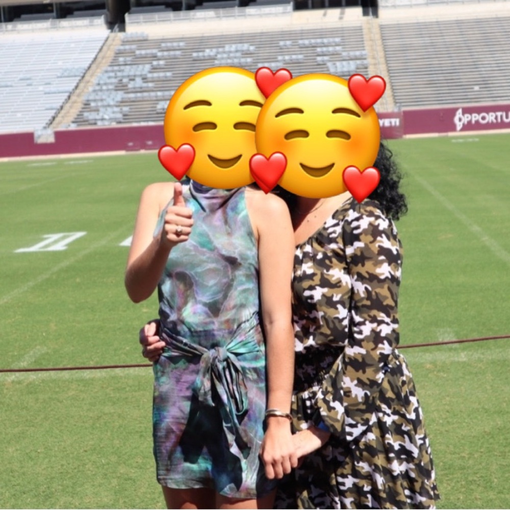 Amanda Uprichard Multicolor Abstract Short Dress!